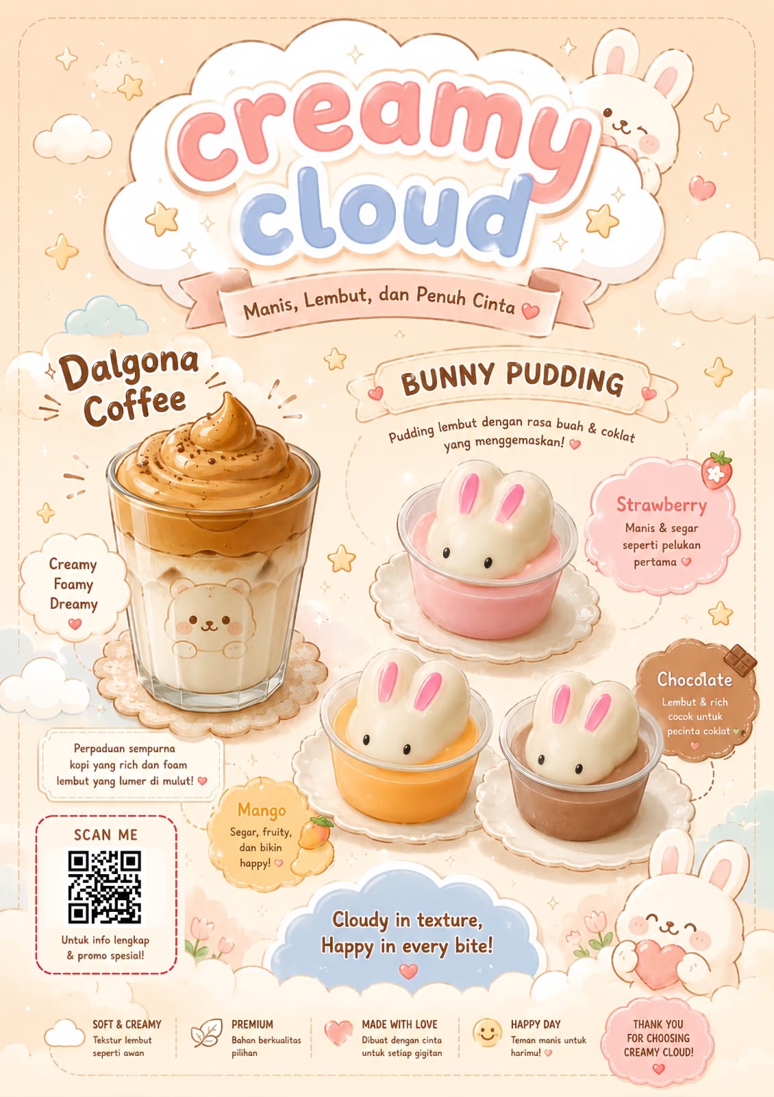 Poster Creamy Cloud